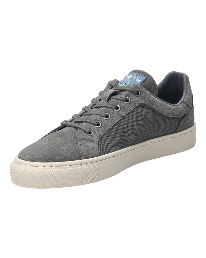 Zapatilla Cuero Hombre Tifon Gris Rockford