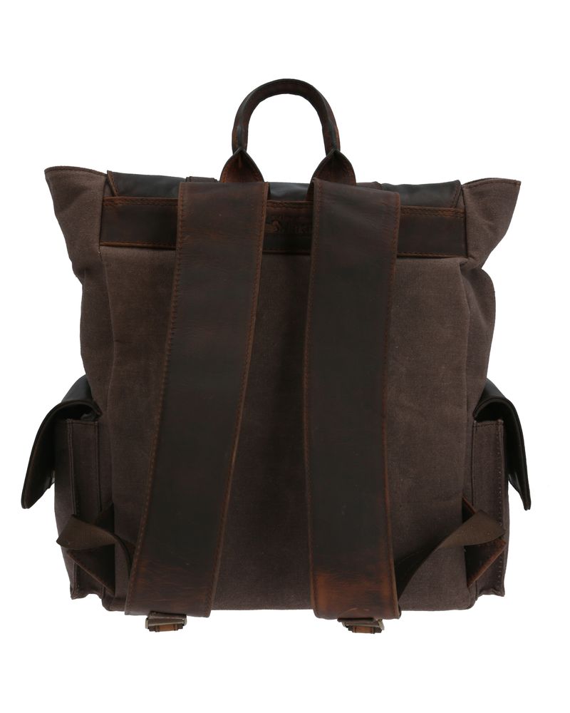 Mochila-Canvas-Cuero-Unisex-WX-Yosemite-II-Back-Cafe-Rockford