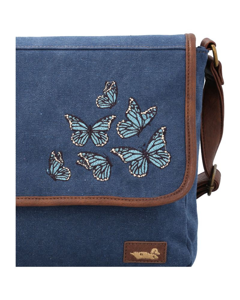 Cartera-Textil-Mujer-Butterfly-Cross-Azul-Rockford