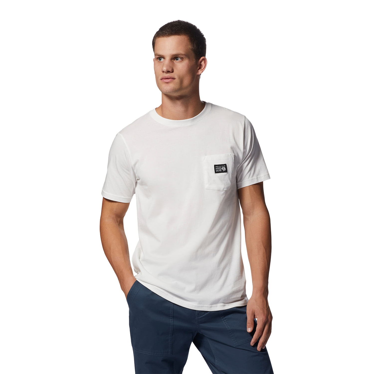 Polera Manga Corta Sportswear Hombre Pocket Tee Gris
