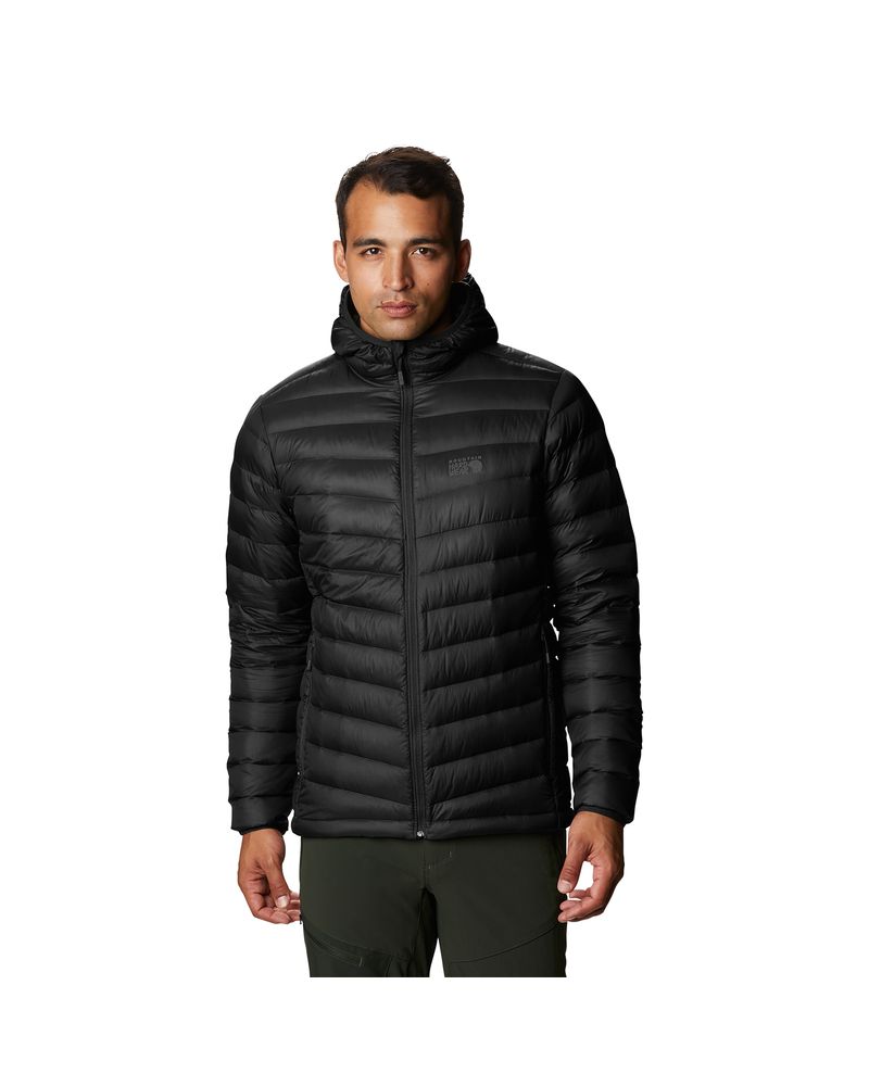 Parka-Outerwear-Hombre-Glen-Alpine-Hooded-Negro