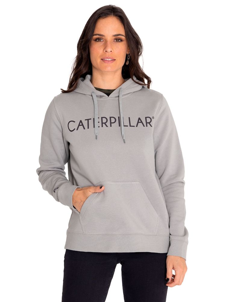 Poleron-Casual-Mujer-Fleece-Caterpillar-Pullover-Hoodie-Gris-Cat