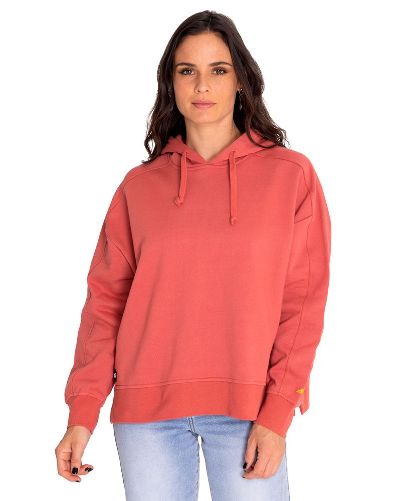 Poleron-Casual-Mujer-Fleece-Oversized-Cozy-Hoodie-Rojo-Cat