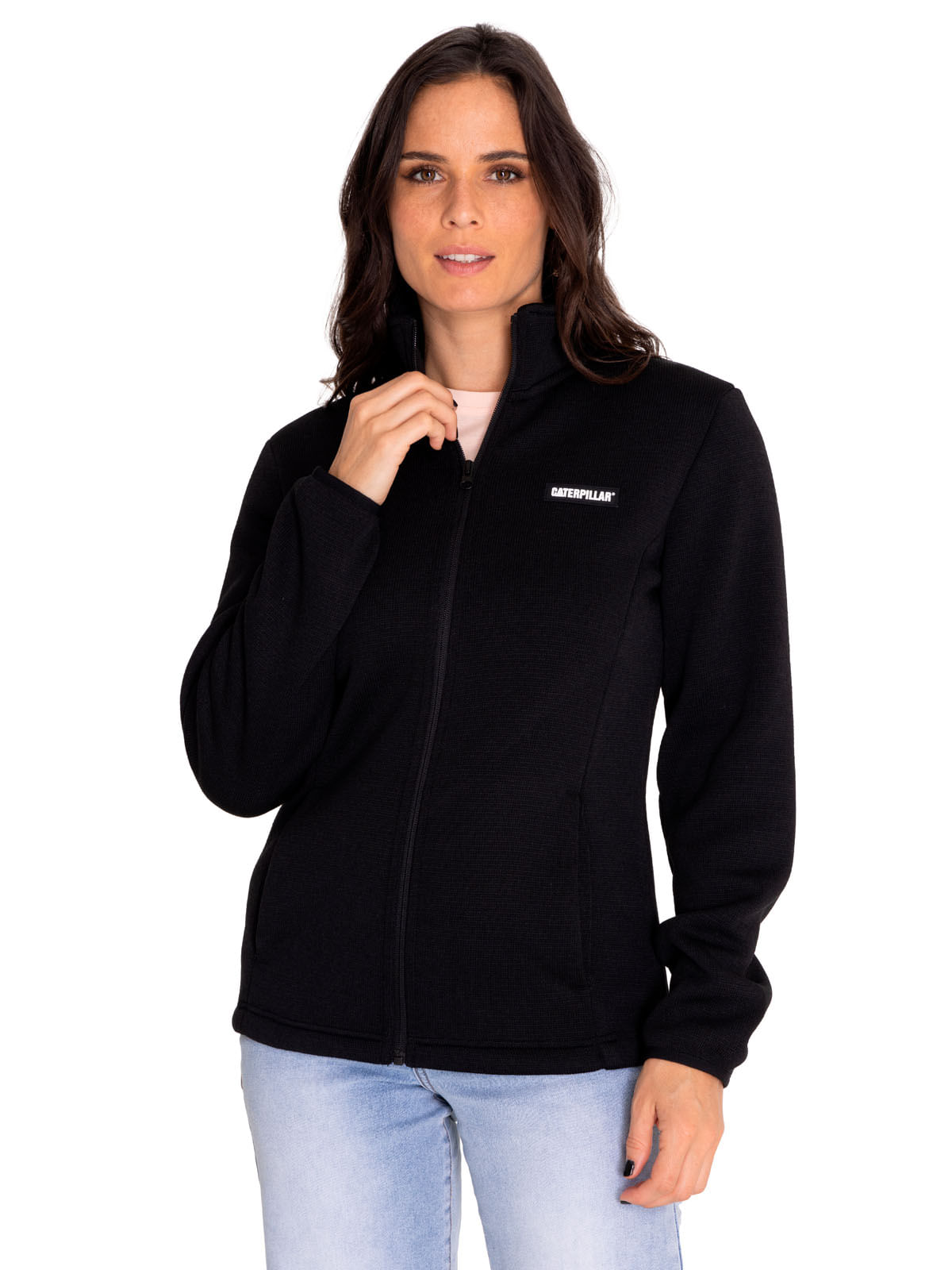 Polar Casual Mujer W Foundation Sweater Fleece Negro Cat
