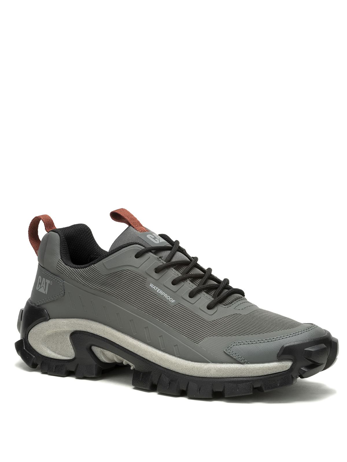 Zapatilla Casual Hombre Intruder Lightning Mesh Wp Gris Cat