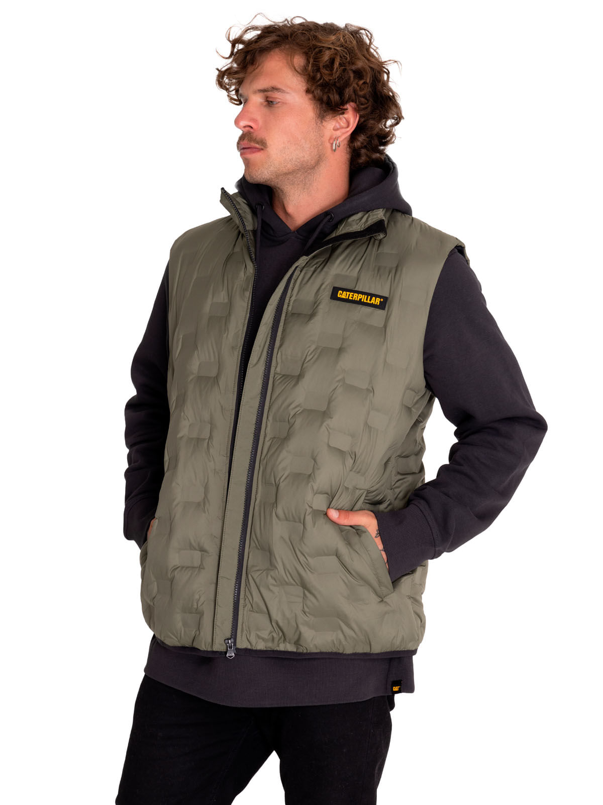 LLDYYDS Chaqueta de trabajo para hombre, chaquetas de clima frío con  cremallera completa, chaquetas cargo de vellón, ropa exterior,  rompevientos