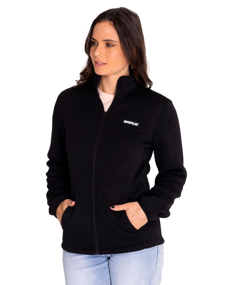 Polar-Casual-Mujer-W-Foundation-Sweater-Fleece-Negro-Cat