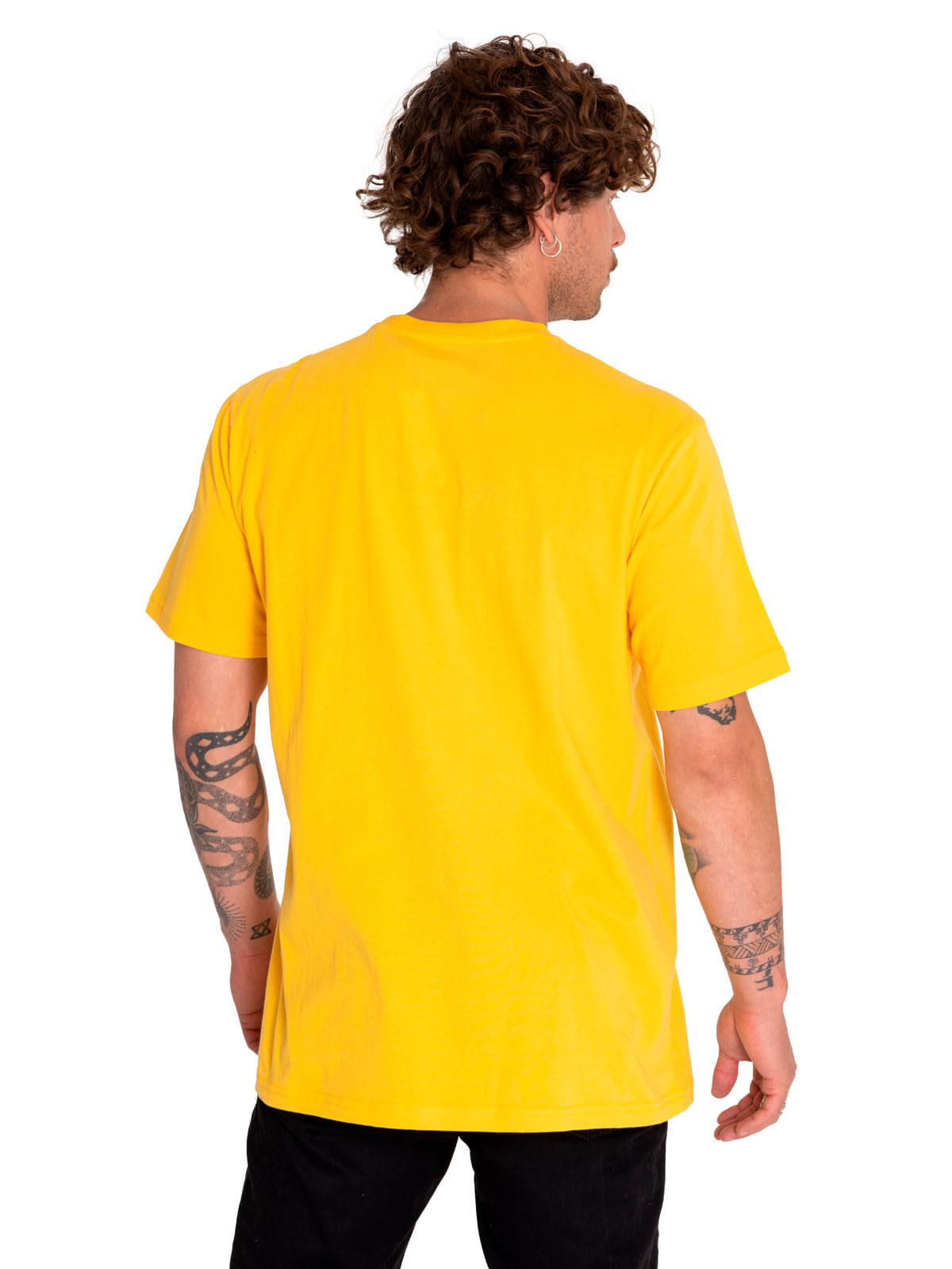 Polera Manga Corta Casual Hombre Historic Tradition Graphic Tee 6 Amarillo Cat Cat Chile Rockford Chile Tienda Online RKF Life