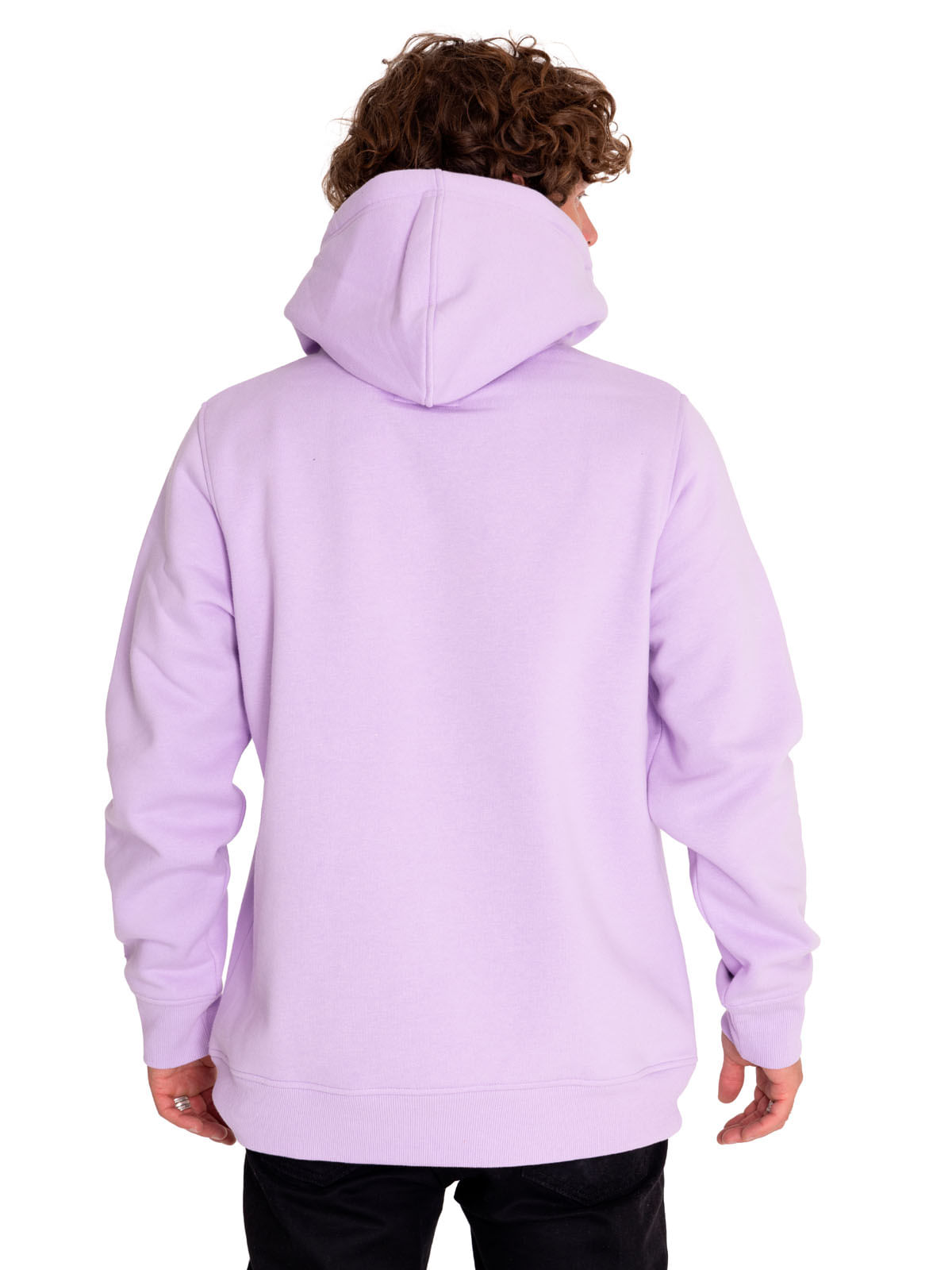 Poleron Casual Mujer Fleece Cat Logo Pullover Hoodie Morado Cat