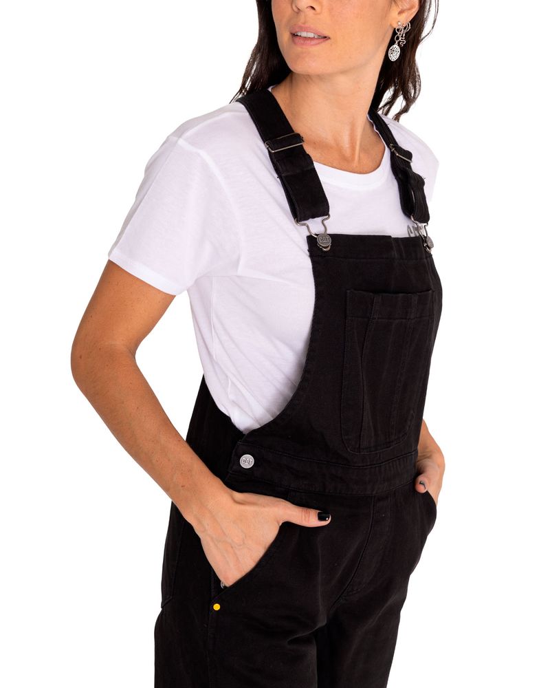 Jardinera-Casual-Mujer-Heritage-Uniform-Twill-Overall-Negro-Cat