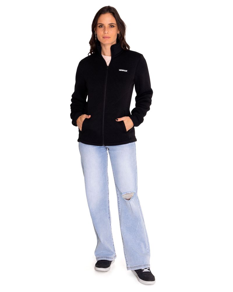 Polar-Casual-Mujer-W-Foundation-Sweater-Fleece-Negro-Cat