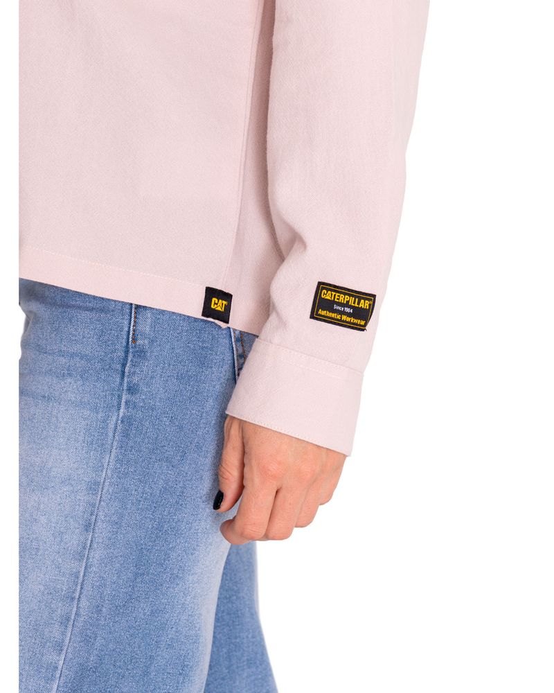 Blusa-Manga-Larga-Casual-Mujer-Heritage-Uniform-Boxy-L-S-Shirt-Morado-Cat