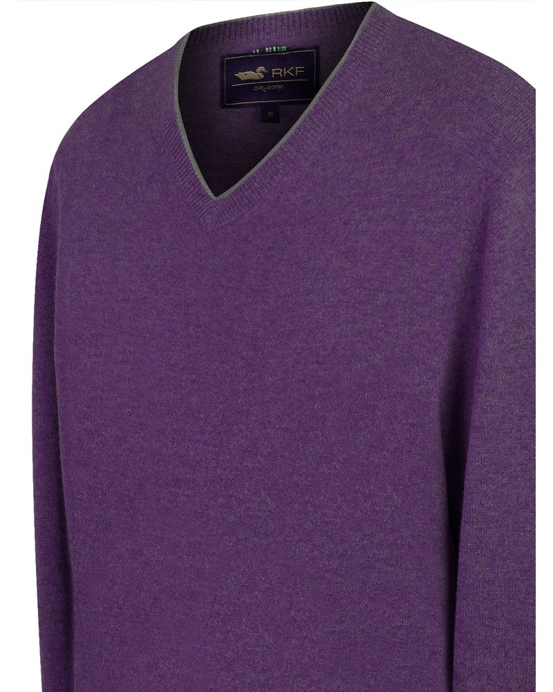 Sweater-Cashmere-Hombre-Cash-V-Rojo-Rockford