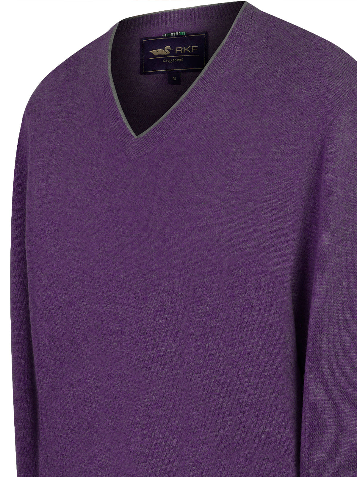 Sweater Cashmere Hombre Cash V Rojo Rockford