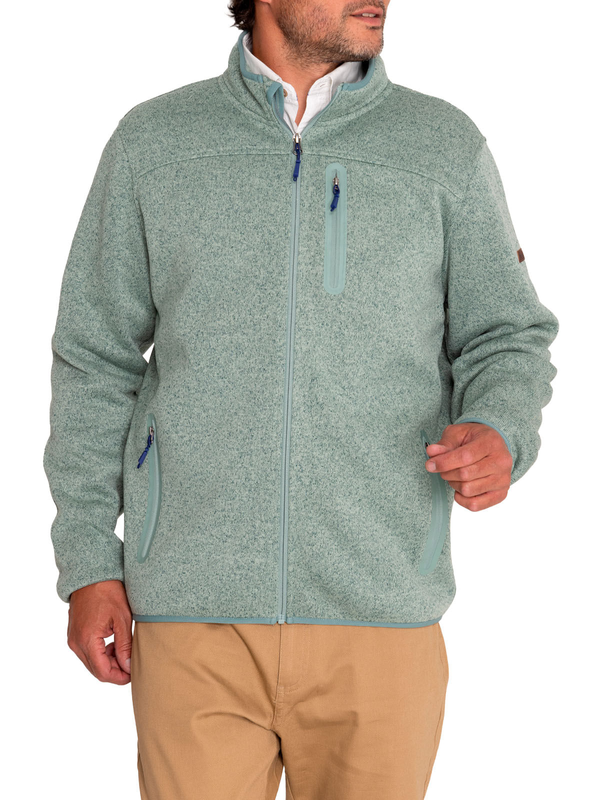 Polar Fibras Recicladas Hombre Arizona Verde Rockford