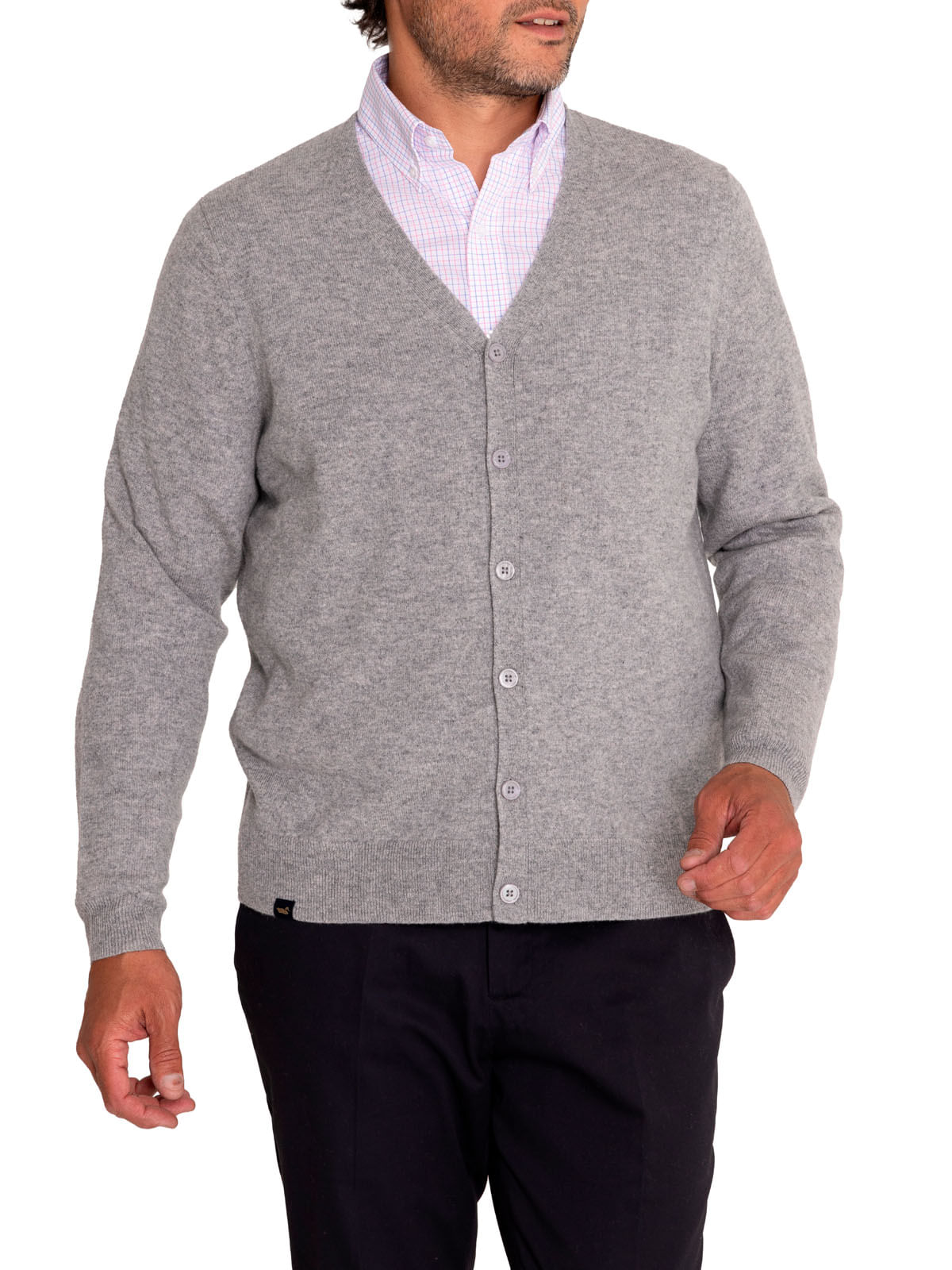Sweater Cashmere Hombre Cash But Gris Rockford