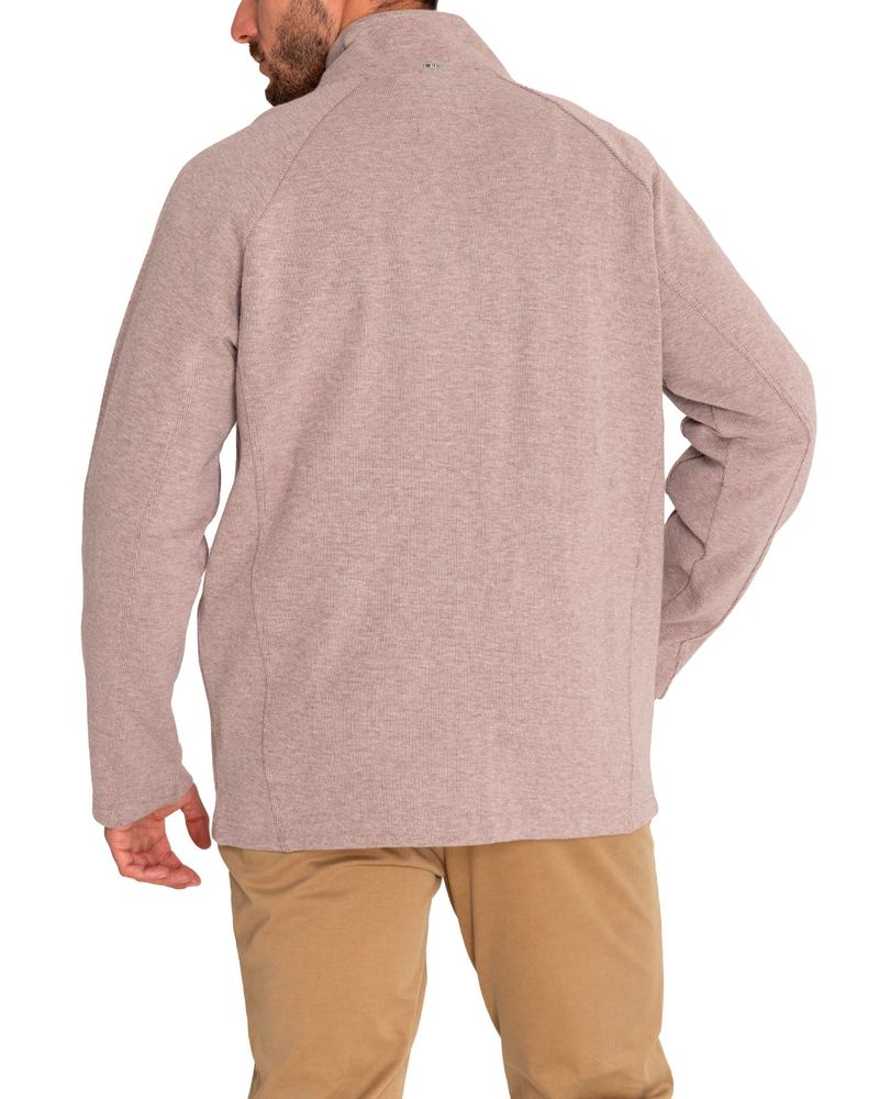 Poleron-Algodon-Organico-Hombre-Doble-Beige-Crudo-Rockford