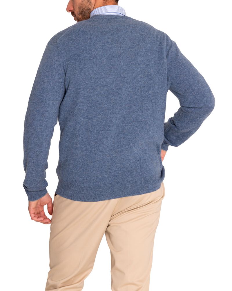 Sweater-Cashmere-Hombre-Cash-V-Azul-Rockford