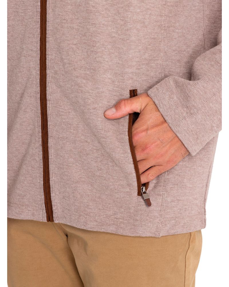 Poleron-Algodon-Organico-Hombre-Doble-Beige-Crudo-Rockford