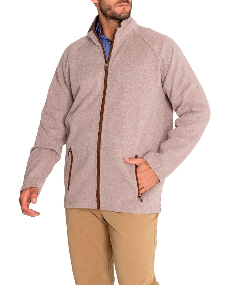 Poleron-Algodon-Organico-Hombre-Doble-Beige-Crudo-Rockford