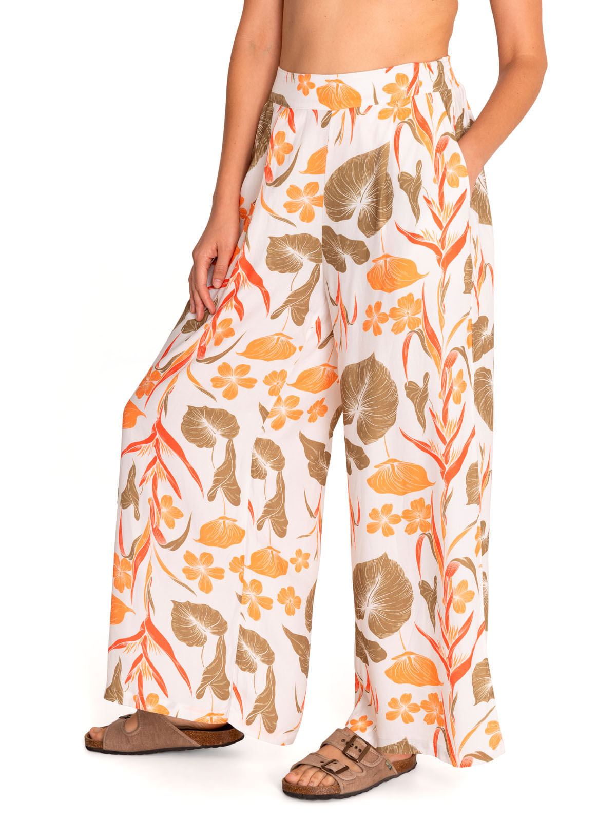 Pantalón Fibras Naturales Mujer Tolú Multicolor Rockford