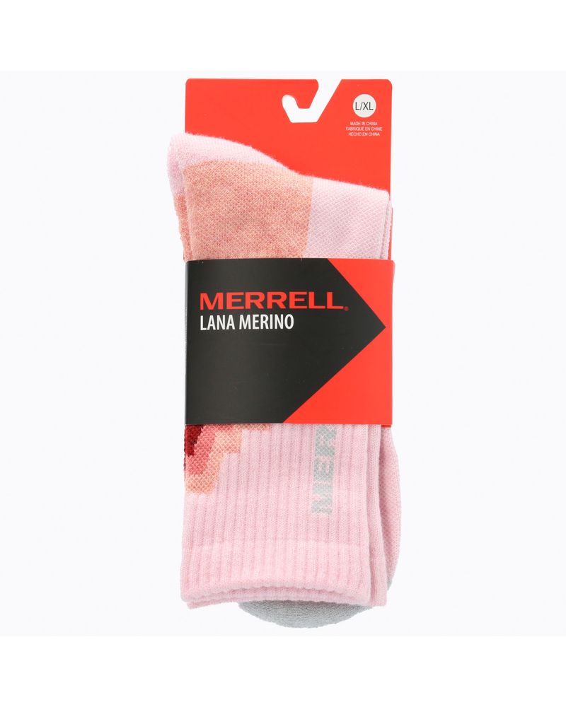 Calcetin-Unisex-Lana-Merino-Rosado-Merrell