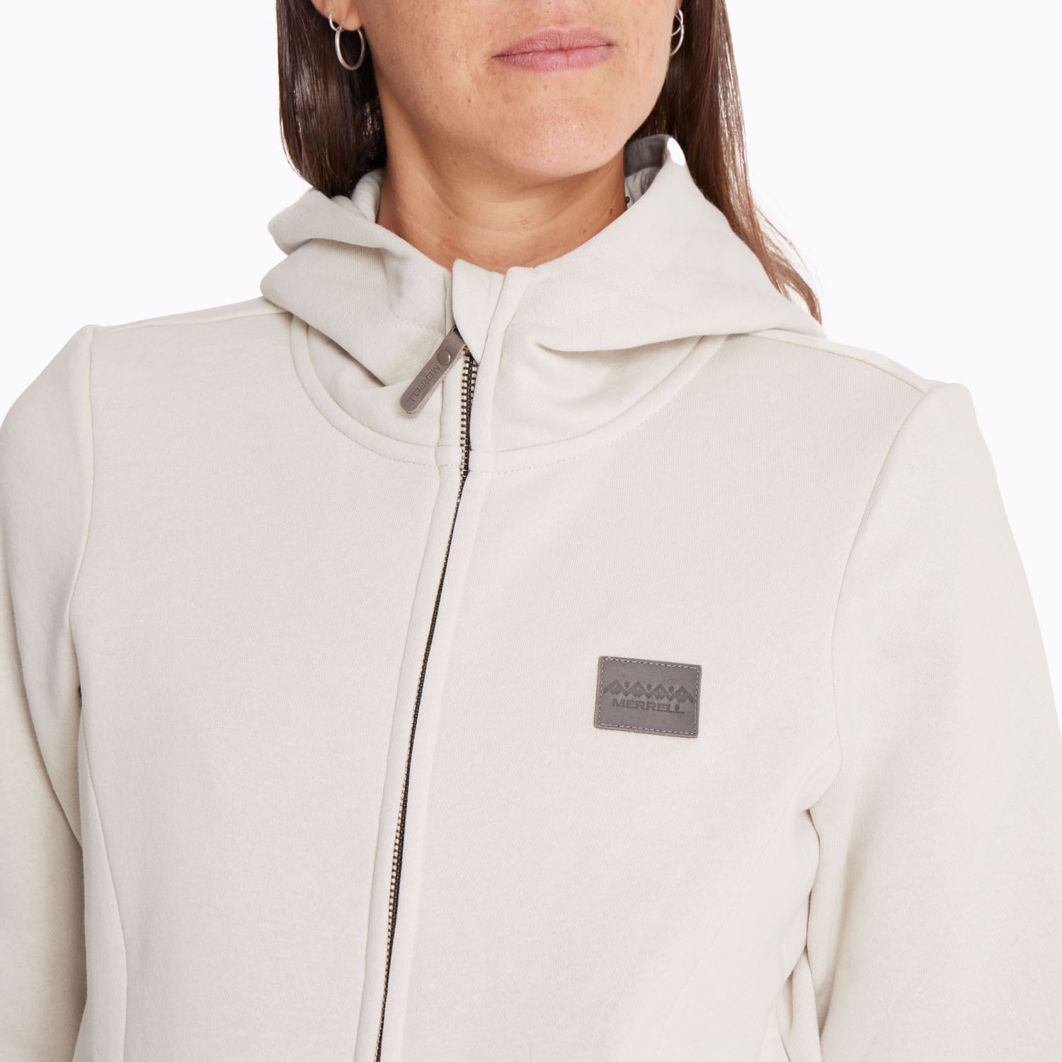 Poleron Mujer Sala Sweatshirt Crema Merrell