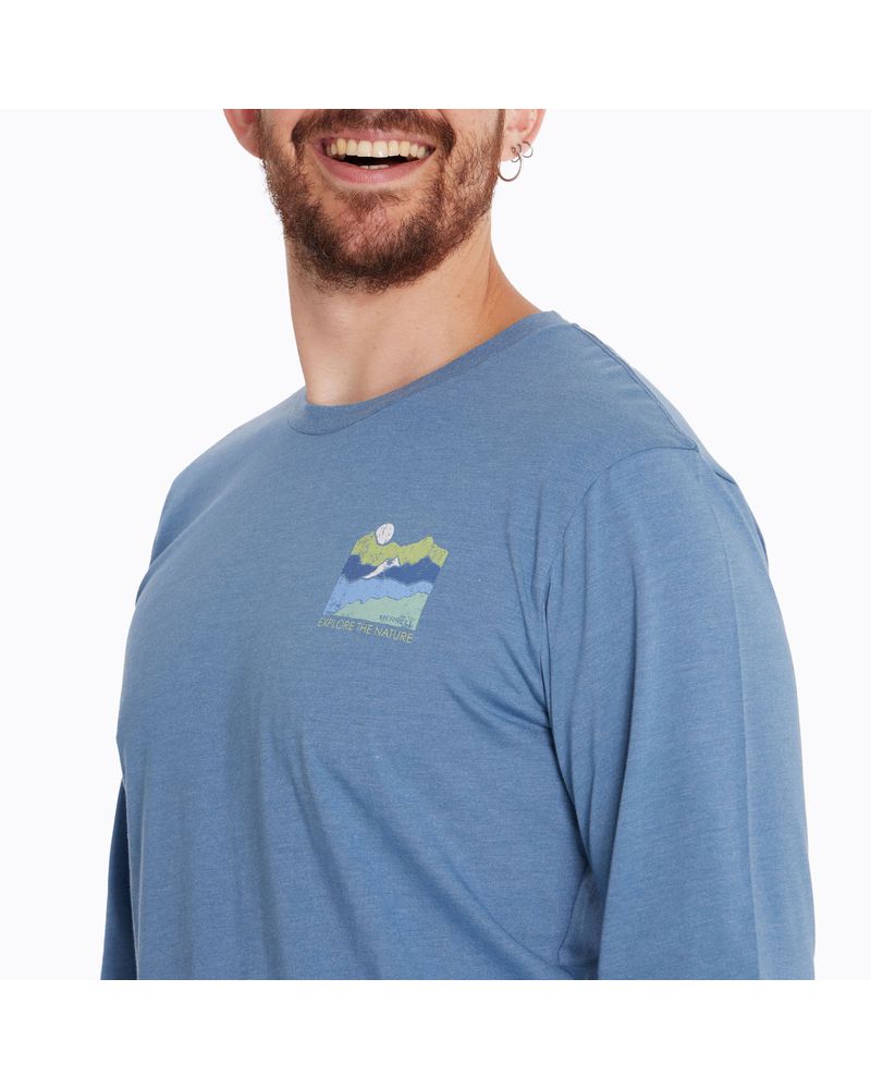 Polera-Hombre-Logo-Azul-Merrell