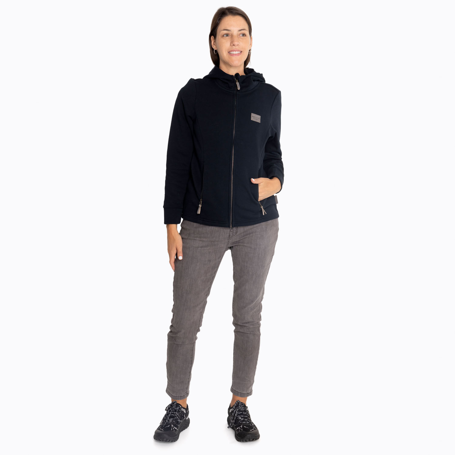 Poleron Mujer Sala Sweatshirt Negro Merrell