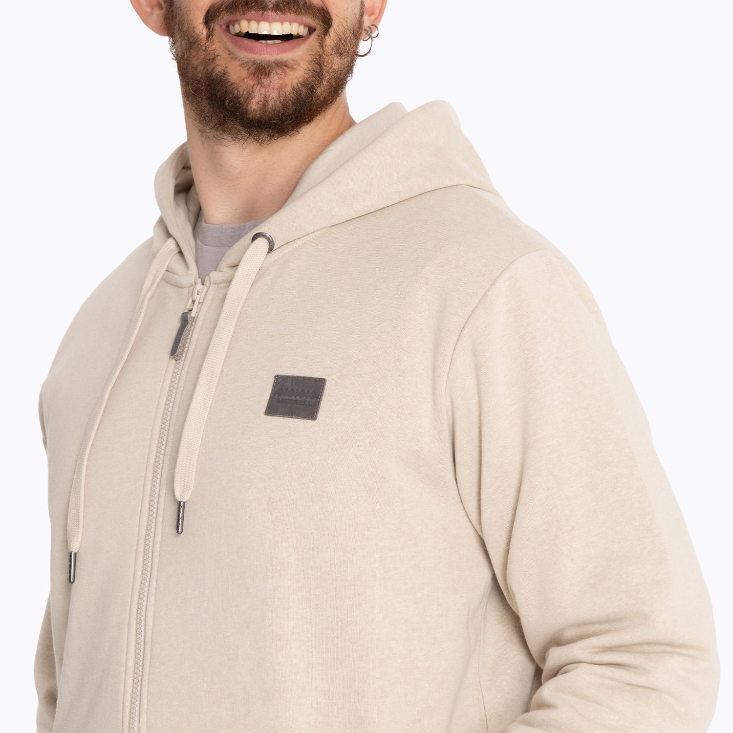 Poleron Hombre Sala Sweatshirt Beige Merrell