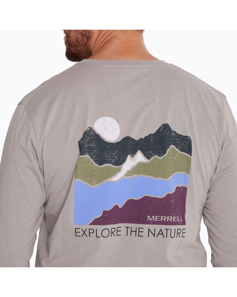Polera-Hombre-Logo-Gris-Merrell