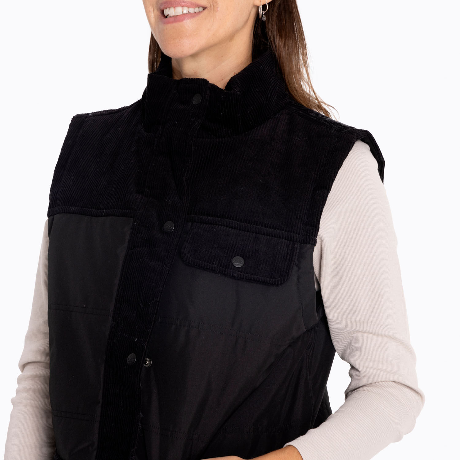 Parka Sin Mangas Mujer Lava Negro Merrell