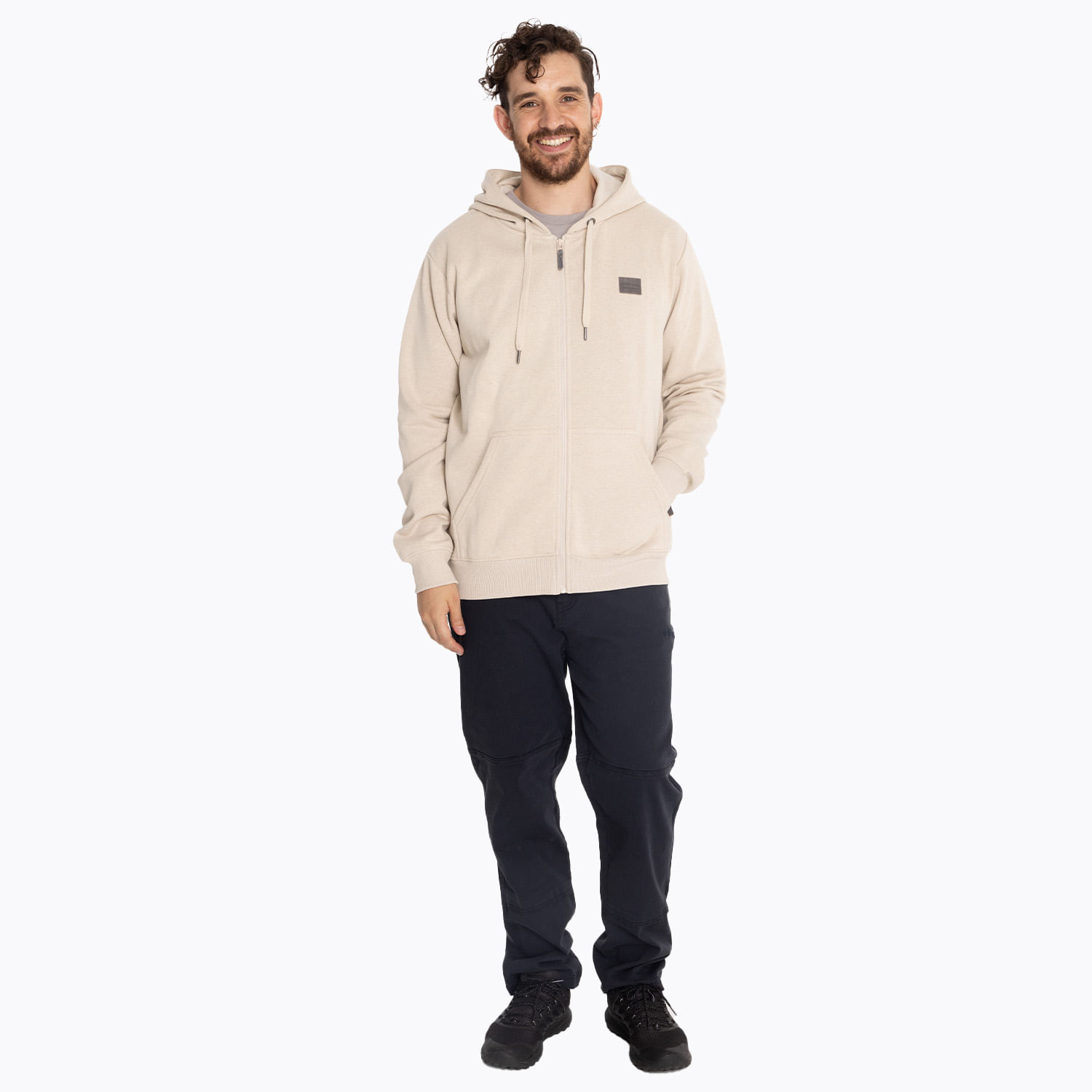 Poleron Hombre Sala Sweatshirt Beige Merrell