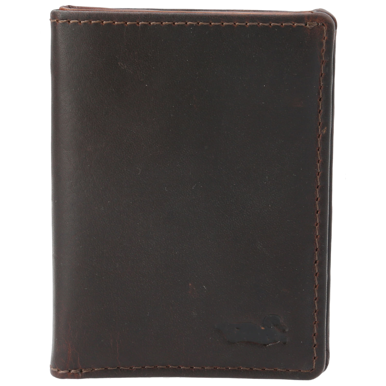 Billetera Cuero Hombre TC Bifold Magnet Café Rockford