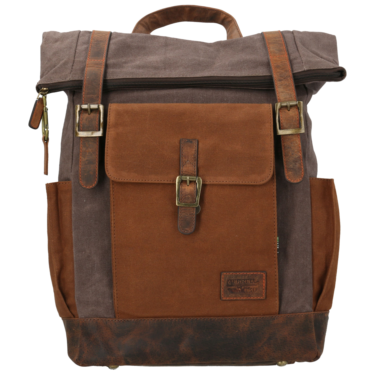 Mochila Canvas/Cuero Unisex WX Merr Back Café Rockford