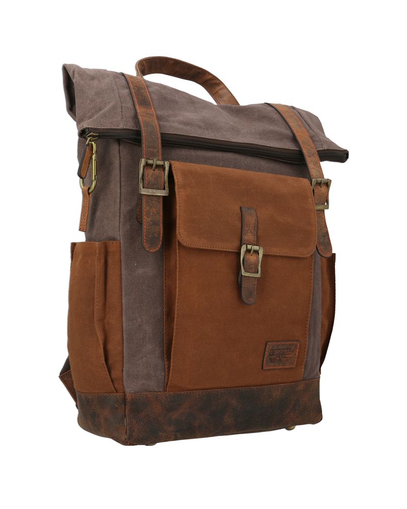 Mochila-Canvas-Cuero-Unisex-WX-Merr-Back-Cafe-Rockford