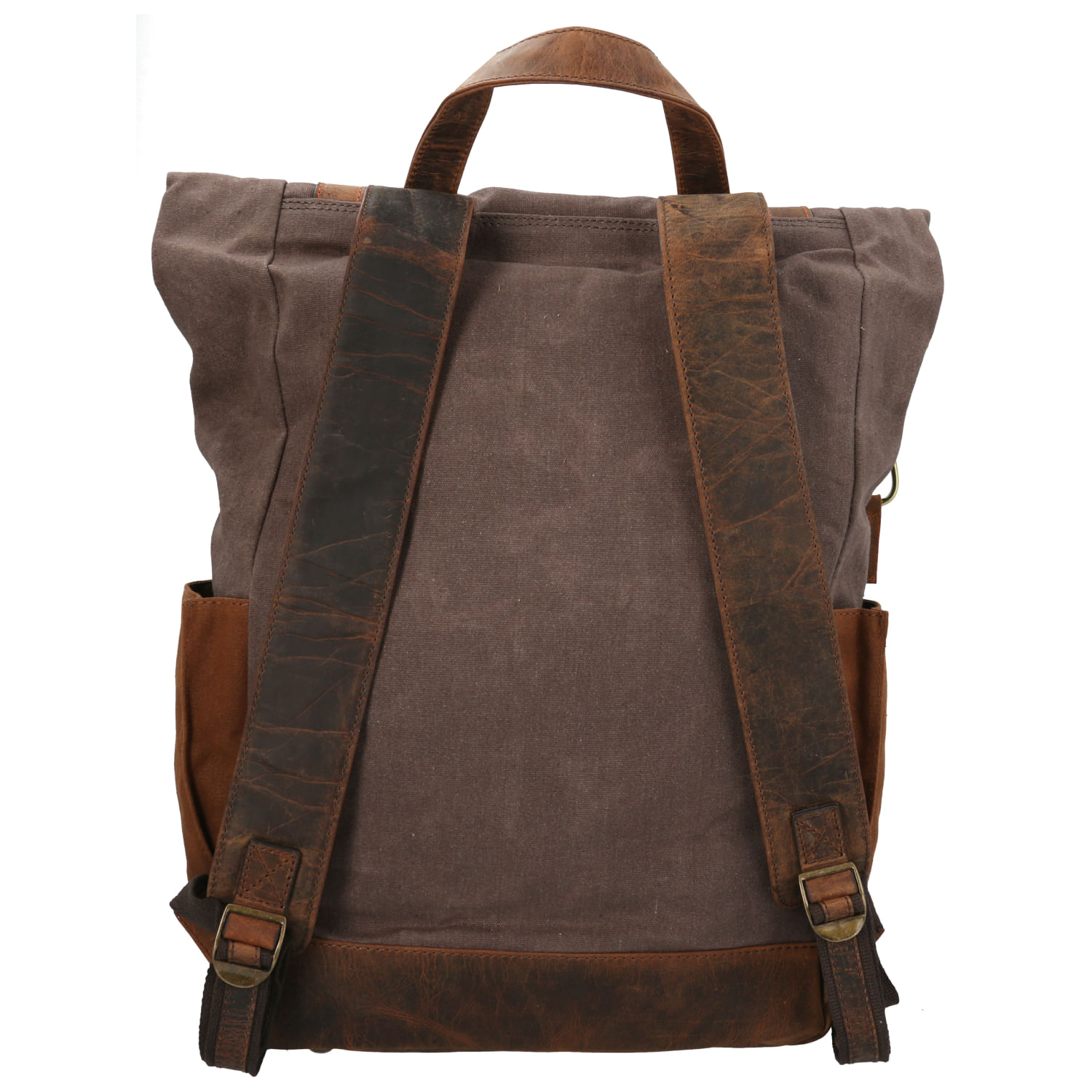 Mochila Canvas/Cuero Unisex WX Merr Back Café Rockford