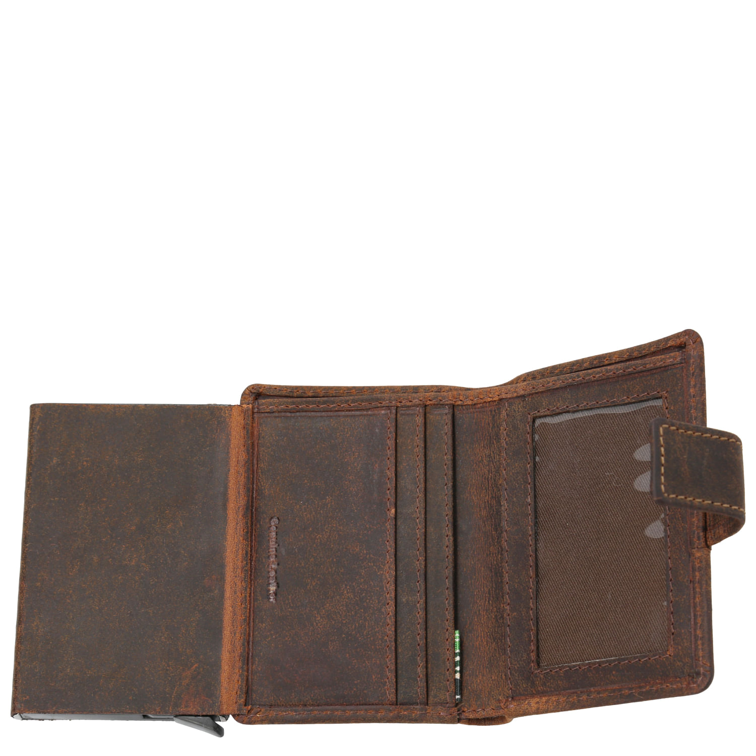 Billetera Cuero Hombre HU Multicards Café Rockford