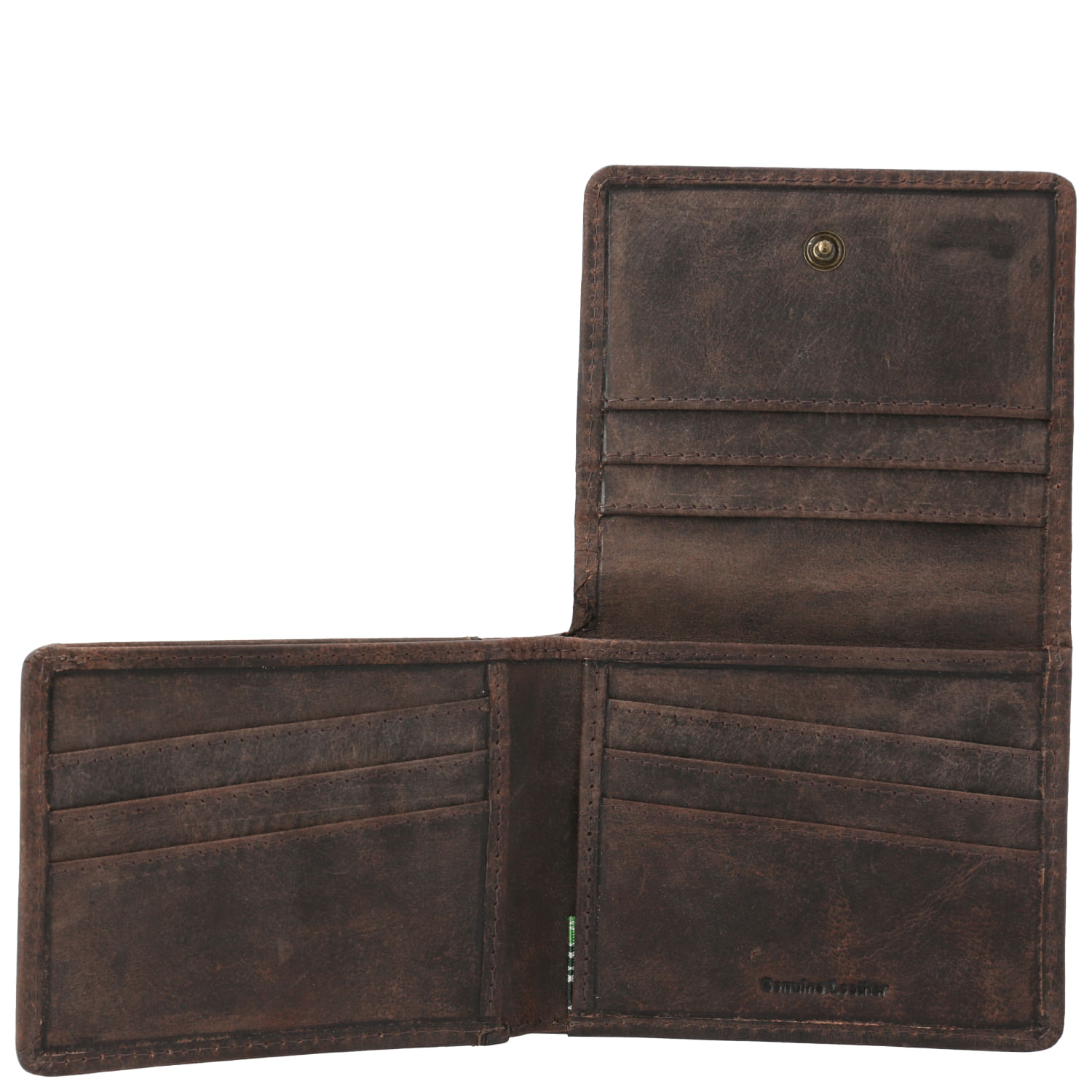 Billetera Cuero Hombre HT Clovelly Wallet Café Rockford