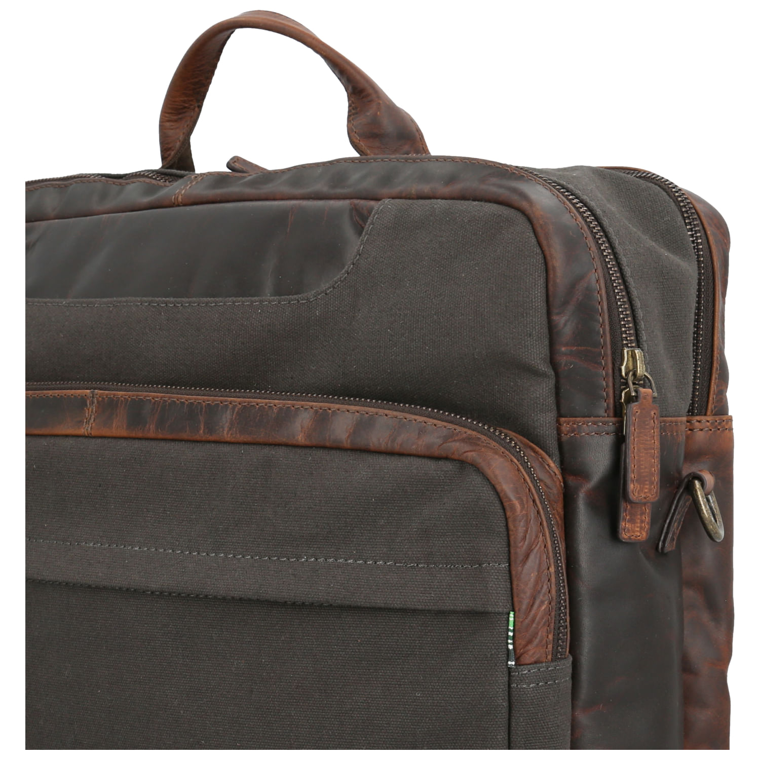 Maletín Canvas Reciclado Hombre RCY Leeds Bag Gris Rockford