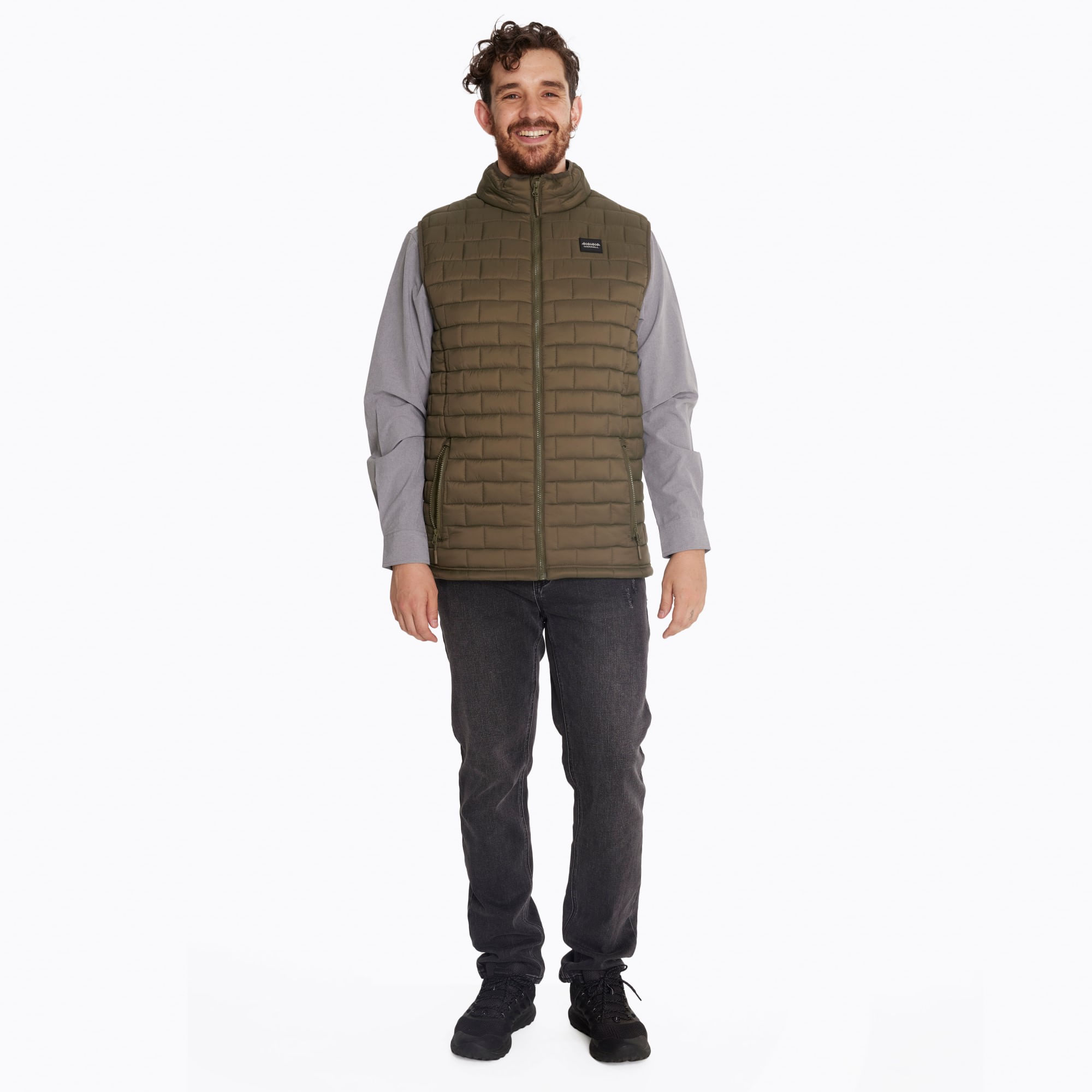 Parka Sin Mangas Hombre Vest Oliva Merrell