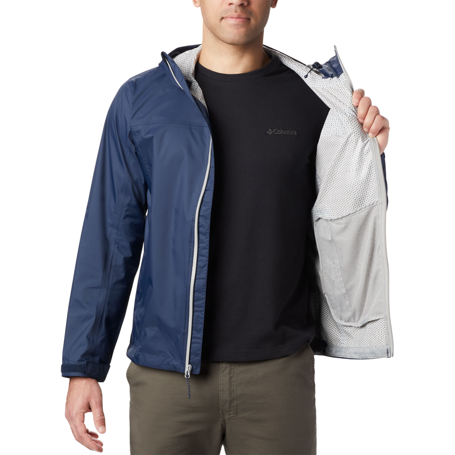Cortaviento Hombre Evapouration Azul Columbia