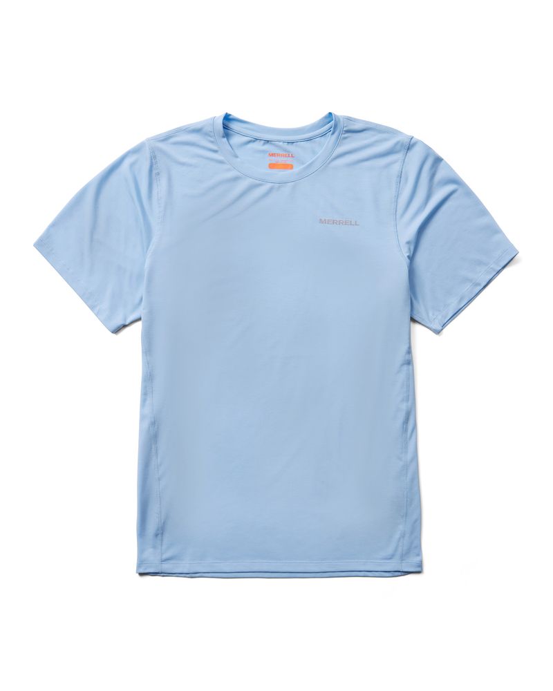 Polera-Hombre-Tencel-Celeste-Merrell