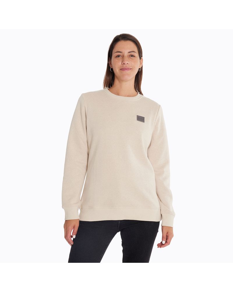 Poleron-Mujer-Crew-Neck-Beige-Merrell