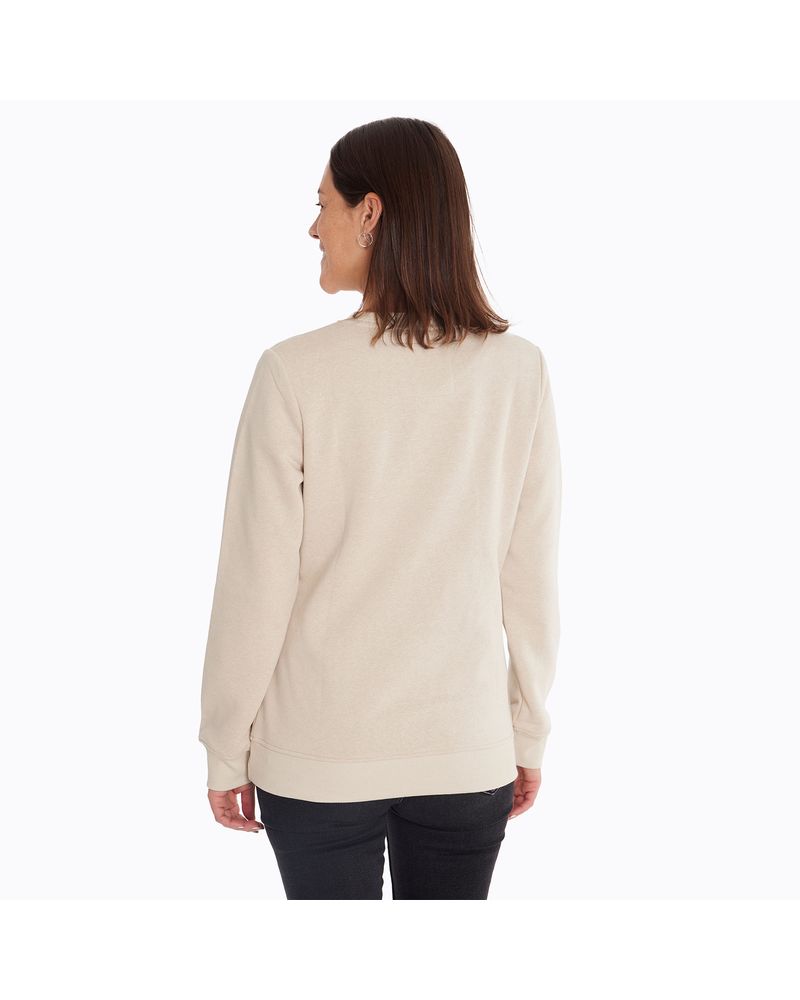 Poleron-Mujer-Crew-Neck-Beige-Merrell