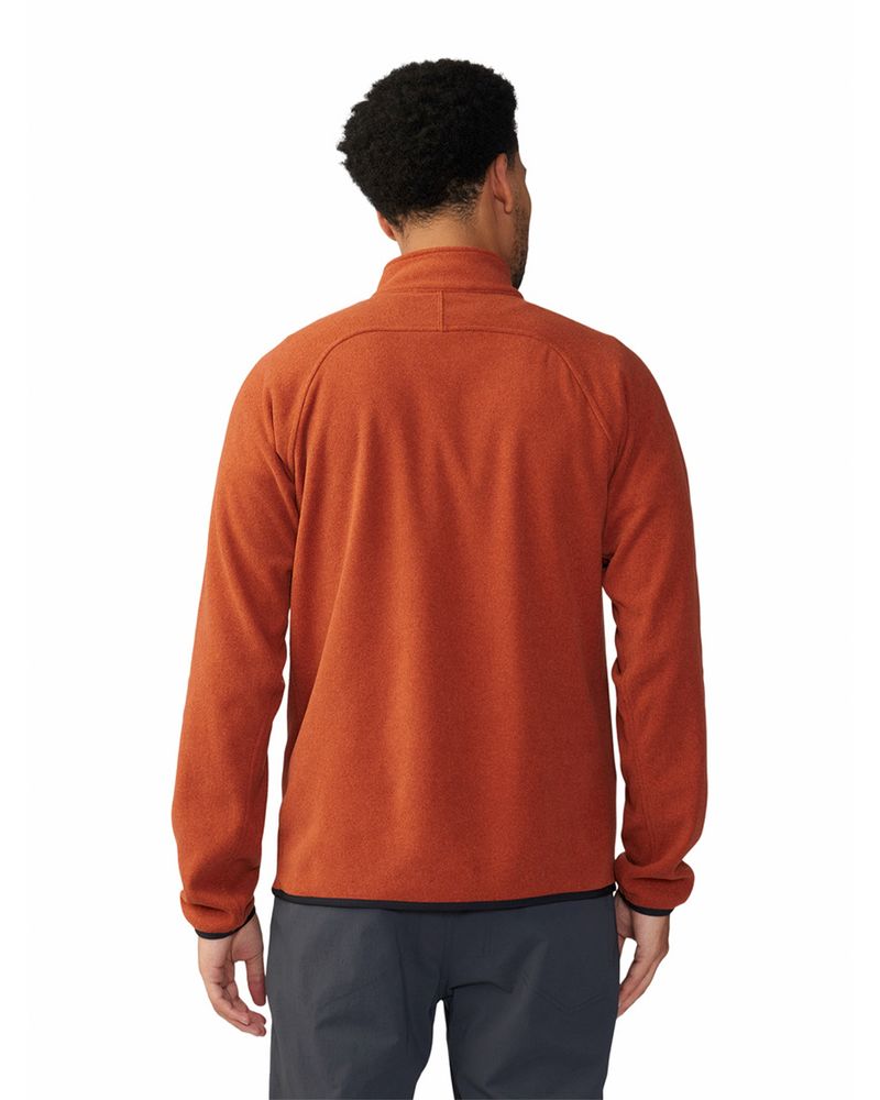 Polar-Hombre-Microchill¿-1-4-Zip-Naranjo
