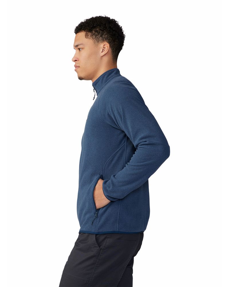 Polar-Hombre-Microchill¿-Full-Zip-Azul