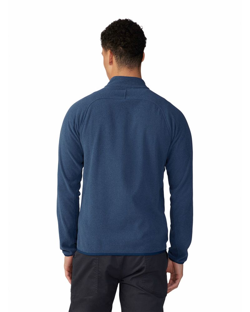 Polar-Hombre-Microchill¿-Full-Zip-Azul