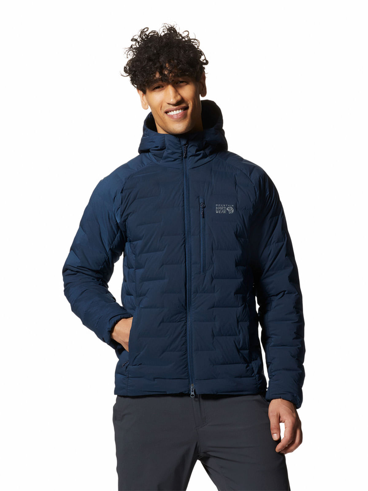 Mountain Hardwear Parka Hombre Stretchdown Azul Mountain Hardwear 