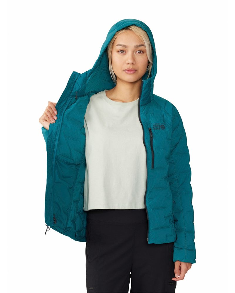 Parka-Mujer-Stretchdown¿--Verde